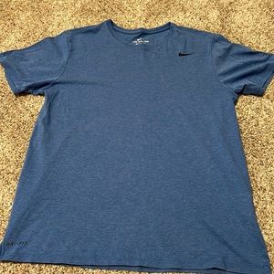 Men’s, size large, blue Nike Dri-Fit t-shirt